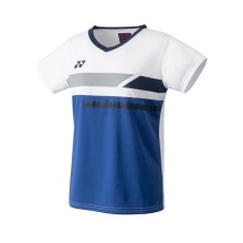 Yonex Sport-Tshirt Crew Neck Club Team 2023 blau/weiss Damen